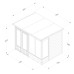 4Life Overlap Pressure Treated 8 x 6 Double Door Pent Summerhouse